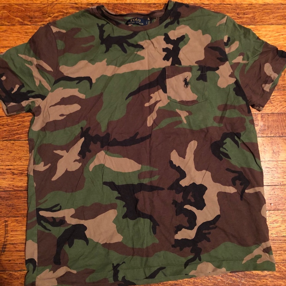 Camouflage Polo Pocket Tee
